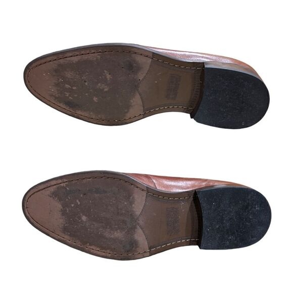 Johnston & Murphy Men's Stockton Penny Loafers Brown Leather Dress Shoes Size 8M - Picture 11 of 12